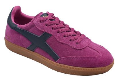 **Pre-Order** Approx. Delivery mid April - Goodsole Crossroads Suede Sneaker - Crimson/Navy