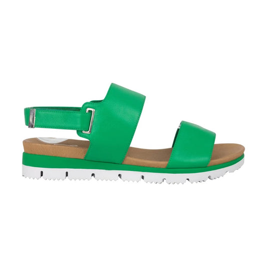 Isabella Chloe Leather Sandal - Green
