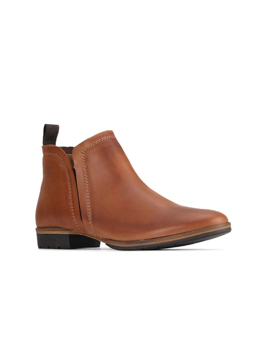 EOS Gaid Leather Low-cut Ankle Boot - Brandy