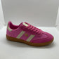 Goodsole collab sneakers charity pink canvas