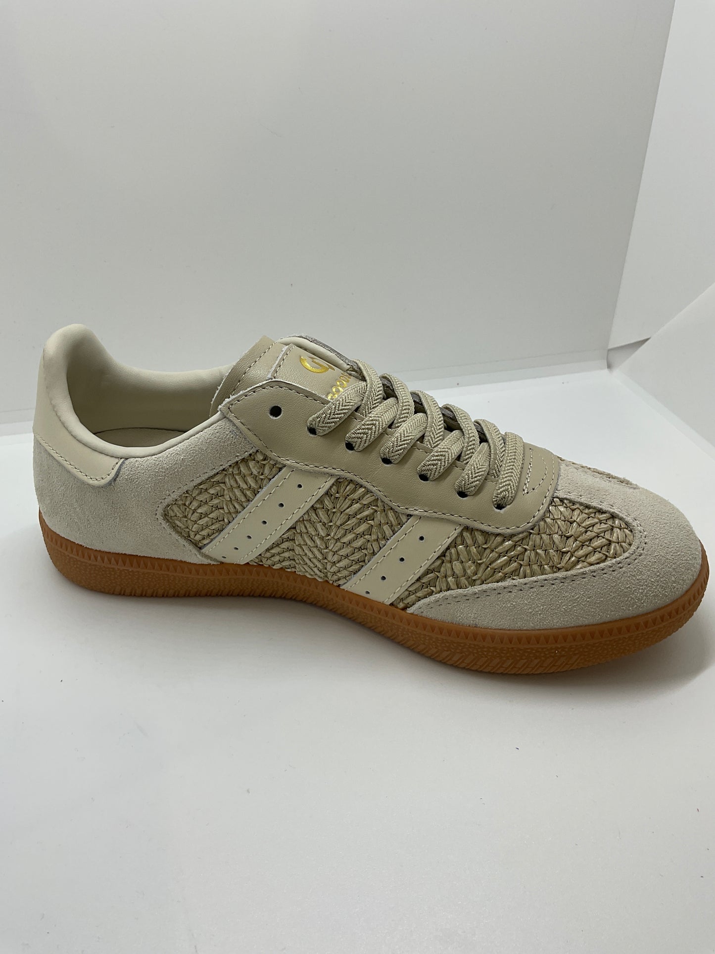 Goodsole parallel sneakers beige raffia