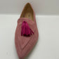 Luna sole pink / fuchsia suede loafers  ￼