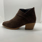 Luna sole suede chocolate ankle boot