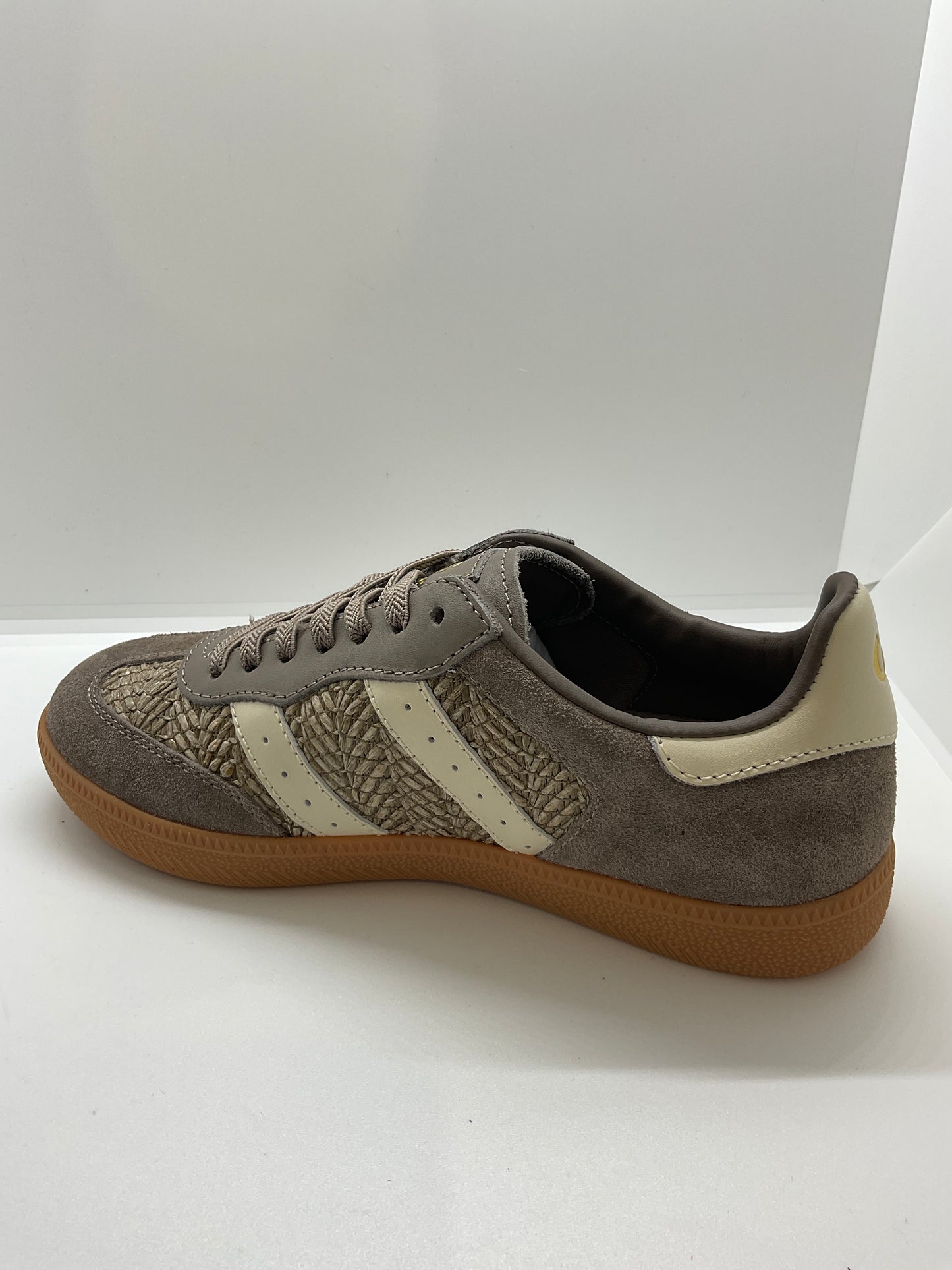 Goodsole parallel sneakers darkstone raffia