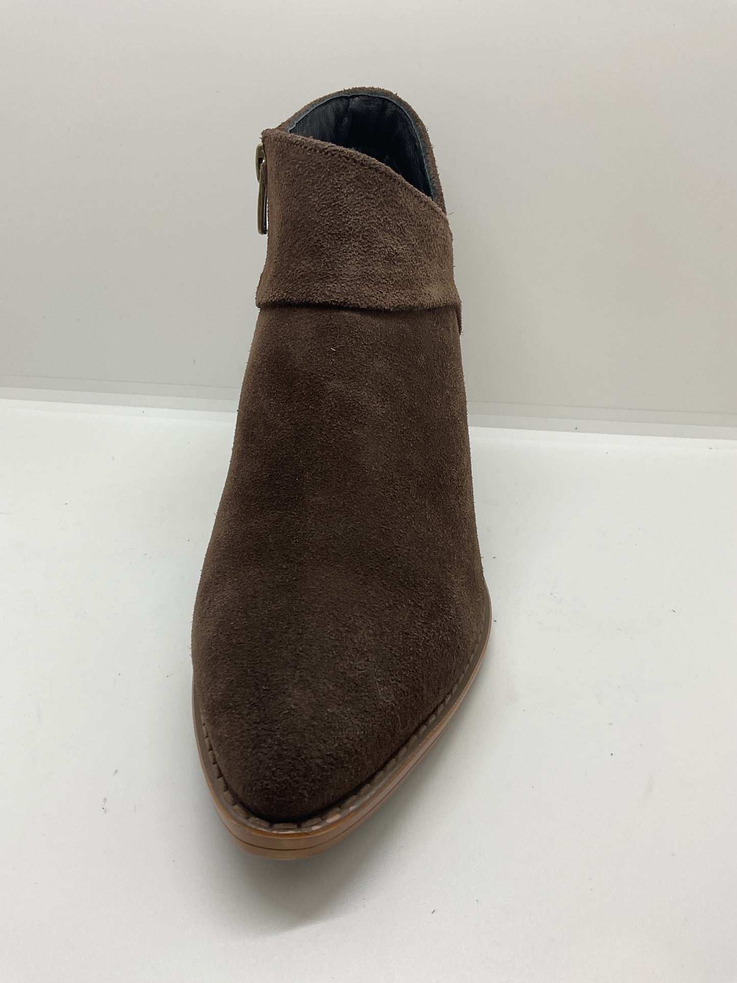Luna sole suede chocolate ankle boot