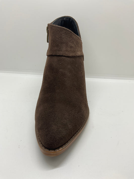 Luna sole suede chocolate ankle boot