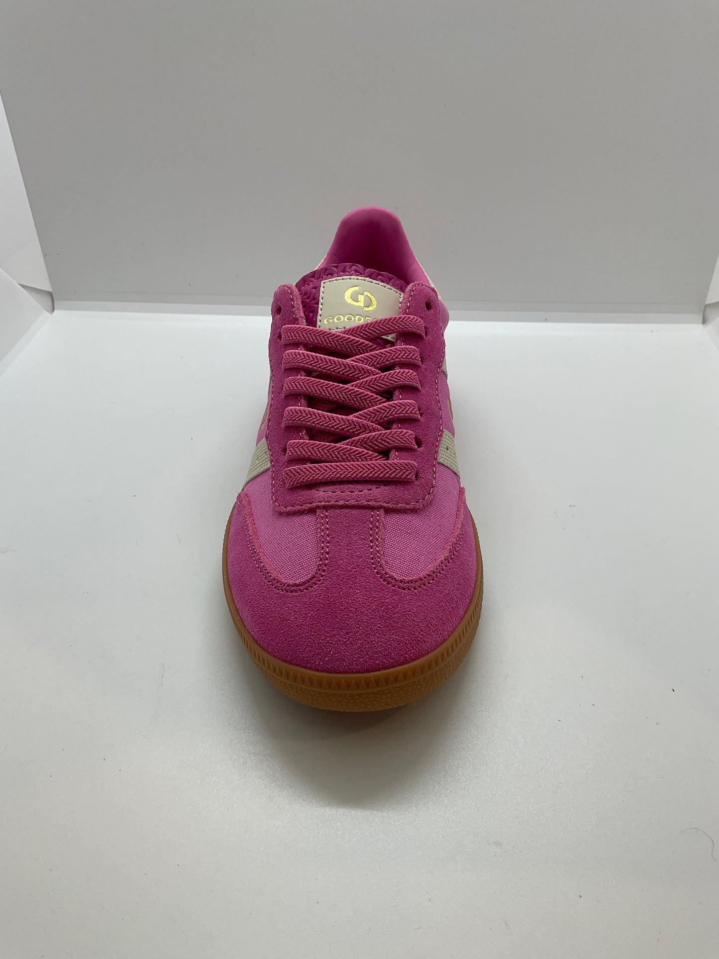 Goodsole collab sneakers charity pink canvas