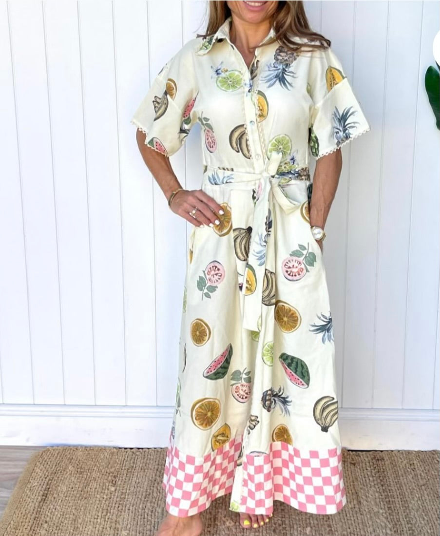 Adele Dress - Palm