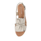 Django & Juliette Malika Leather Sandal - Almond