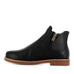 Rilassare Tallow Leather Ankle Boot - Black
