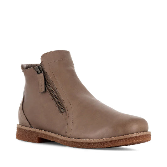 Rilassare Tallow Leather Ankle Boot - Taupe